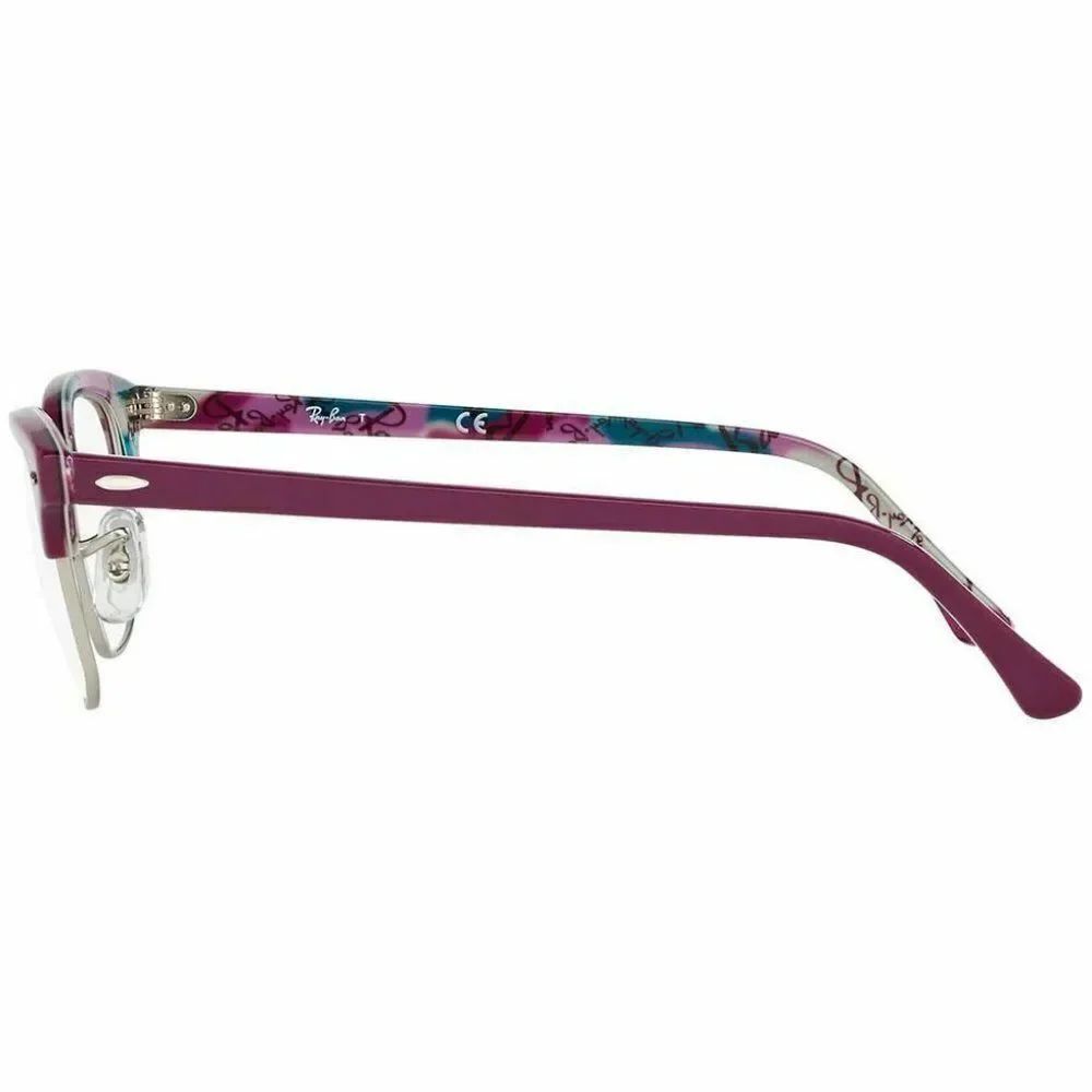 Ray-Ban Browline Eyeglasses Violet W/Demo Lens